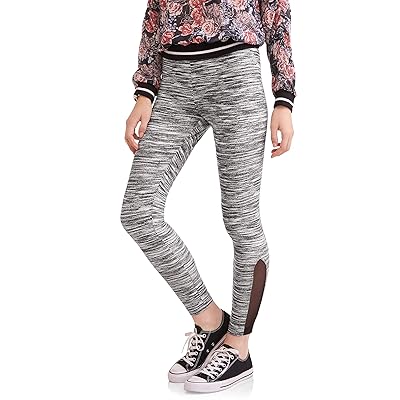 Super Soft Space Dye Leggings with Mesh Insert Bahrain Ubuy
