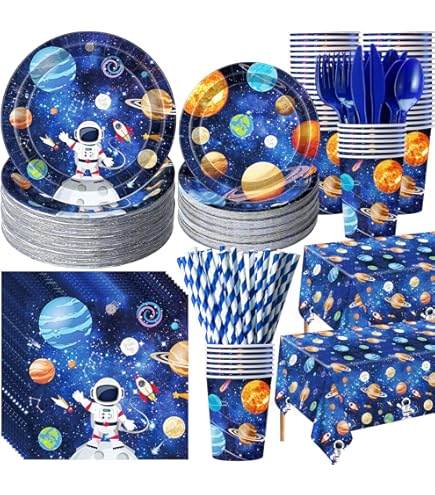 Space Party Plates And Cups