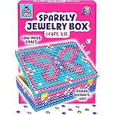 LADYBUG DIY Mosaic Jewelry Box for Girls Craft Kits - Birthday Girls Gifts 8-12 Year Old - Easter Baster Stuffers for Kids, R