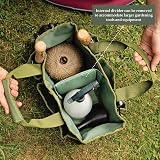 Thistlewood Olive Green Garden Tool Storage Bag - 600D Waterproof, 8 Pockets view 3