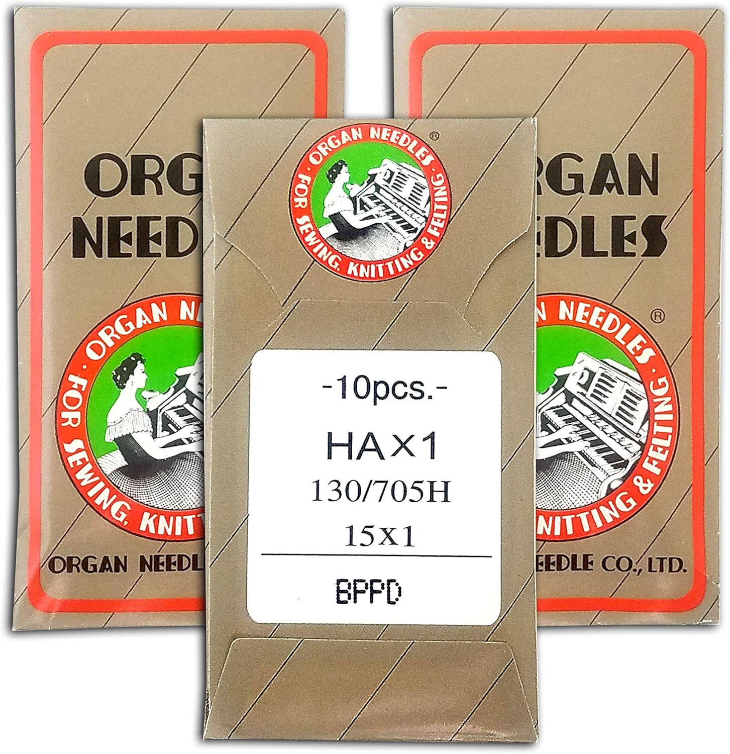 30 Organ 15X1 HAX1 Titanium Flat Shank Ball Point Home