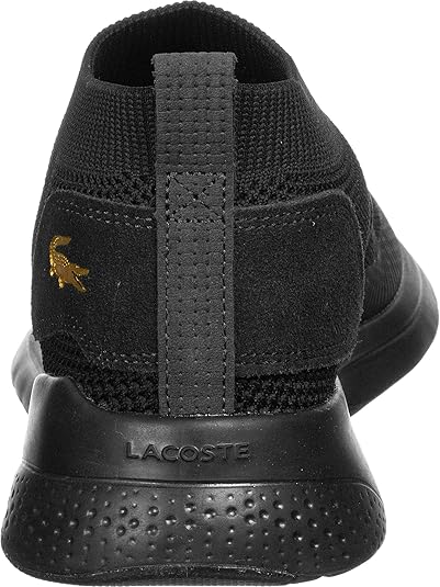 lacoste lt fit sock trainers in black