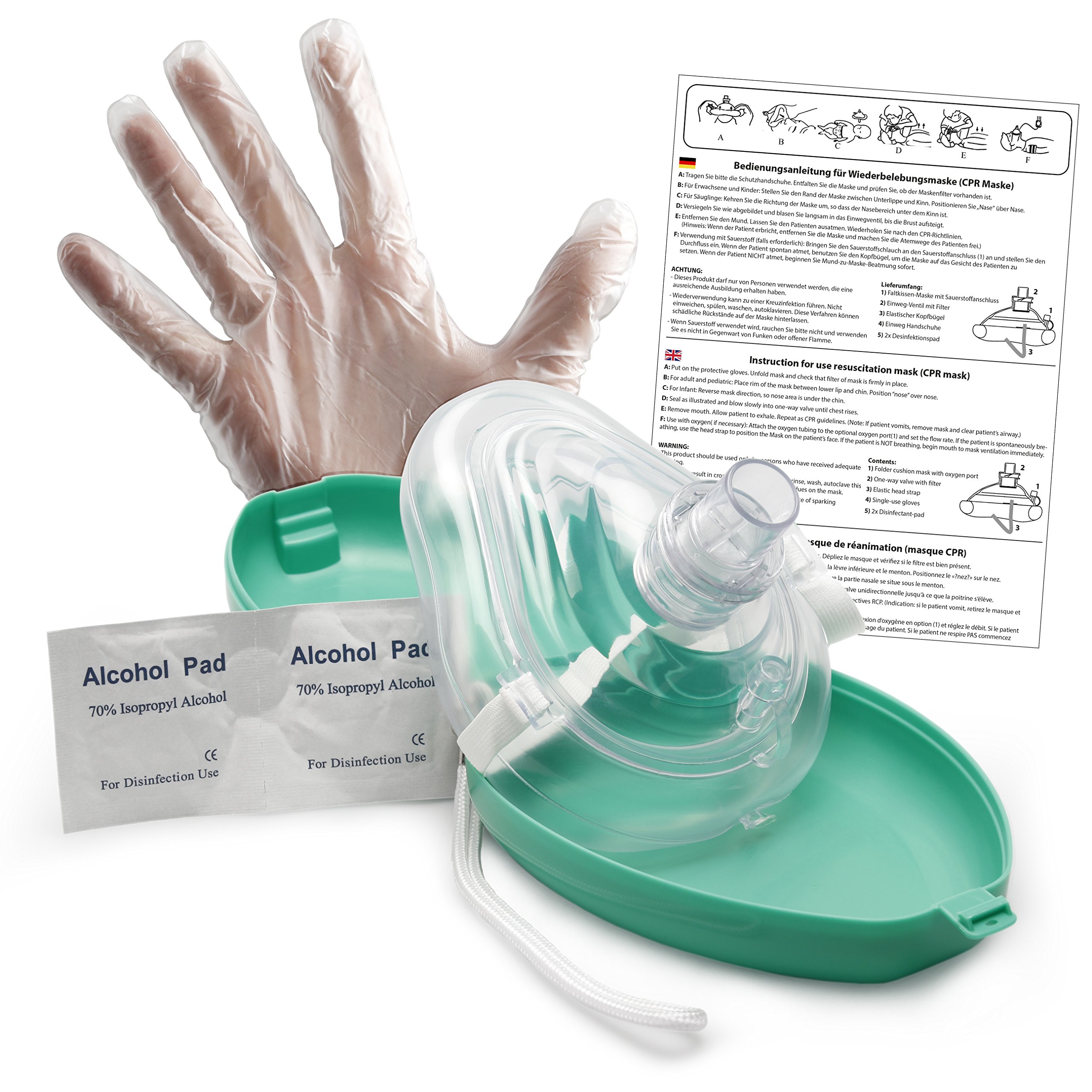 Lunata (Upgrade 2020) CPR First Aid Mask for Layman, Emergency