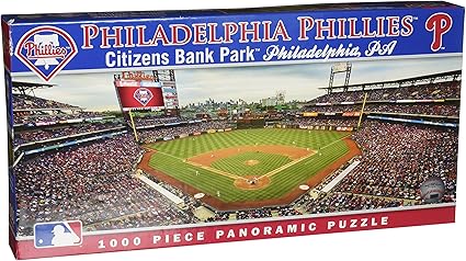Amazon.com: Rompecabezas panorámicos de obras maestras MLB Estadio, 1000 piezas, Philadelphia Phillies, Philadelphia Phillies: Toys \u0026 Games