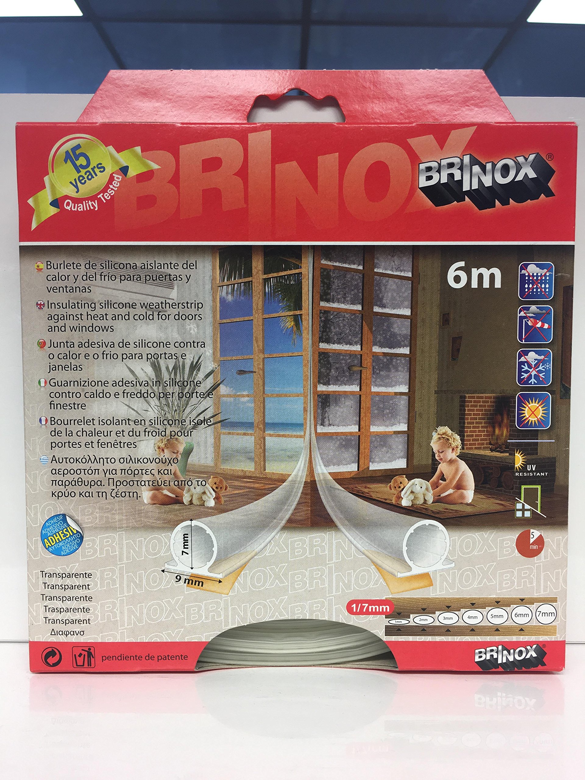Brinox – Silicone Draught Excluder Doors and Windows, Multicolour, B82550H