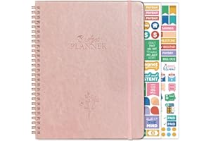 URNEEDS Budget Planner - Monthly Budget Book with Bill Tracker, Bill Organizer & Financial Planner to Take Control of Your Money, 8''x10'', 2025 Account Book to Track of Your Expenses - Rose Gold
