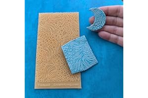 CREATE ALONG WITH POLYMER CLAY TV Texture Sheet Tide Pool Ocean Seaweed for Polymer Clay and Mixed Media Stamping Bubbles Tidepool