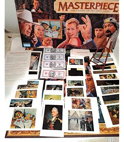 Amazon.com: Vintage Masterpiece the Art Auction Game - Complete