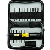 General Tools 63518 Eighteen-Piece Precision Screwdriver Set,Black