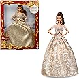 Barbie Signature Doll, 2025 Holiday Barbie Light Brown Hair Fashion Doll Wearing Silver & Gold Gown, Seasonal Collector in Di