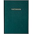 DUNCAN & STONE PAPER CO. Blank Journal Notebook (120 Pages) - Linen Bound Hardcover Journal for Writing Notes & More - Flat Lay Diary Journal – Giftable Lined Journal Notebook