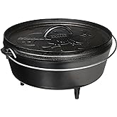 Lodge L12CO3BS Boy Scouts of America Cast Iron Camp Dutch Oven, Pre-Seasoned, 6-Quart, Black