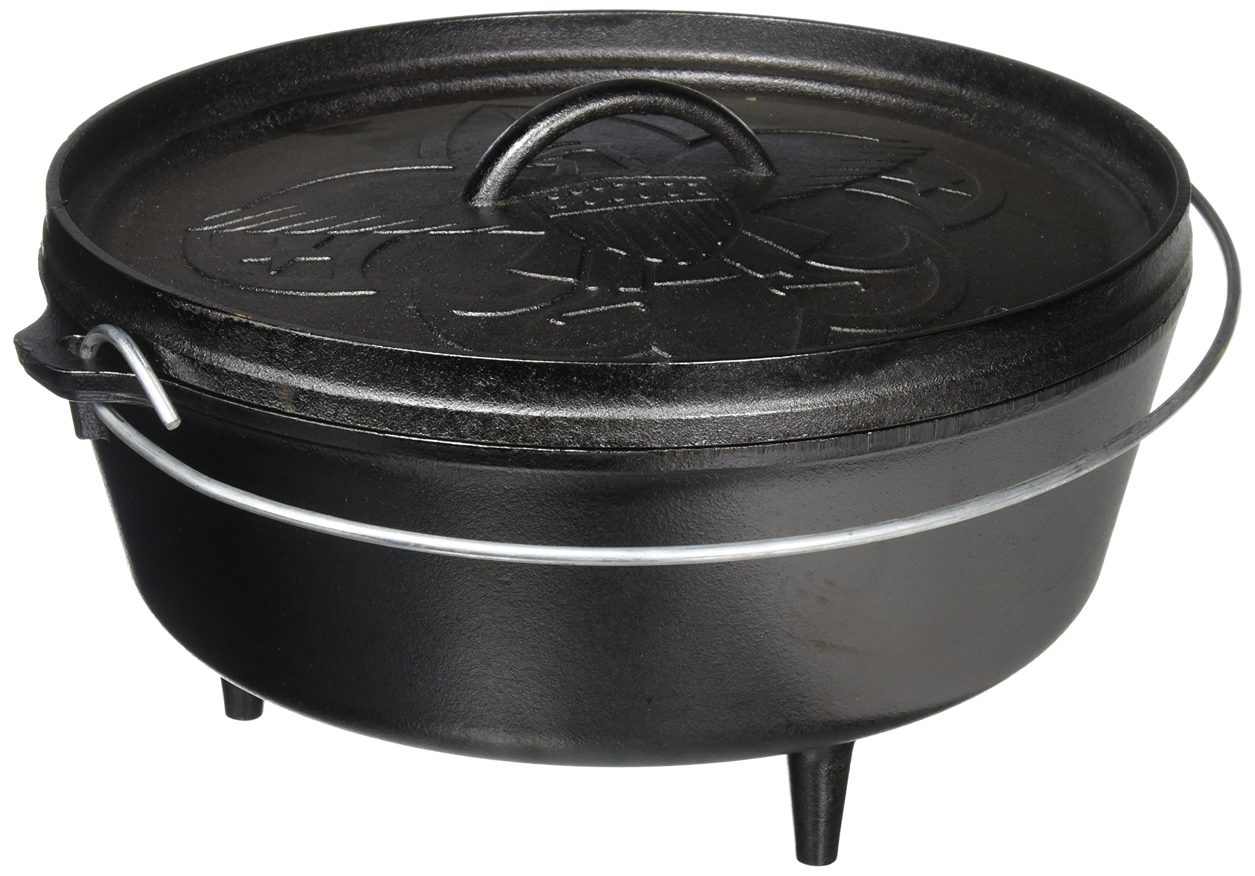 Lodge L12CO3BS Boy Scouts of America Cast Iron Camp Dutch Oven, Pre