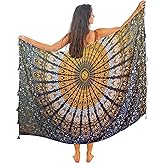 Boho Chic Pareo - Mandala Pareo - Bikini Swimsuit Cover Up - Beach Dress - Wrap