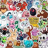 100Pcs Cryptid Stickers Waterproof, Decals - Cryptids Gifts, Party Supplies - Gift for Women & Men
