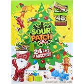 SOUR PATCH KIDS Soft &amp; Chewy Candy Holiday Advent Calendar, 24 Days | Big Kids, 48 Individually Wrapped Pieces of Candy