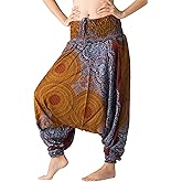 B BANGKOK PANTS Women's Harem Pants Jumpsuit Hippie Clothes