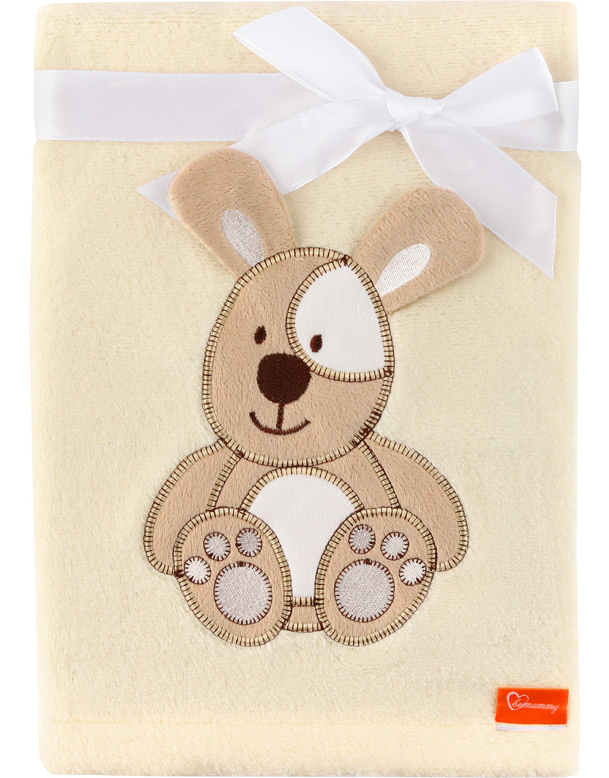 Be Mammy Warm Children Baby Cosy Blanket Baby Gift BE20-168 (Ecru - Dog)