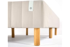 ZINUS GOOD DESIGN Award Winner Justina Metal Mattress Foundation, 16 Inch Platform Bed, No Box Spring Needed, Queen, Beige