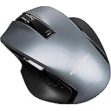 Amazon Basics Compact Ergonomic Wireless PC Mouse with Fast Scrolling - Silver