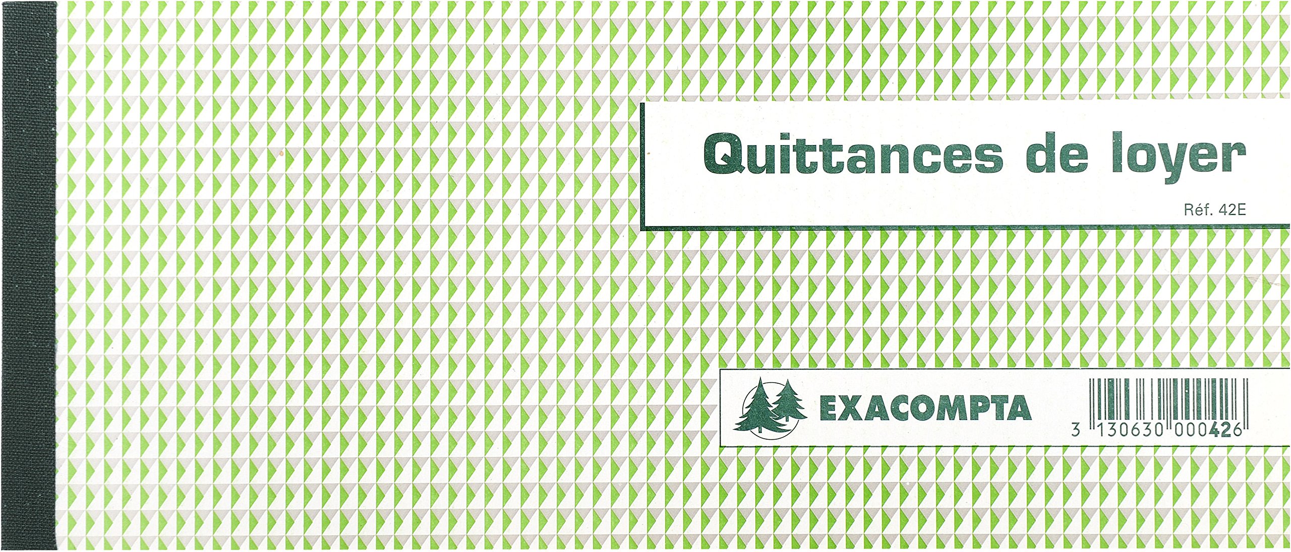 Exacompta 1 x 16 cm Rent Reciept Stub Book