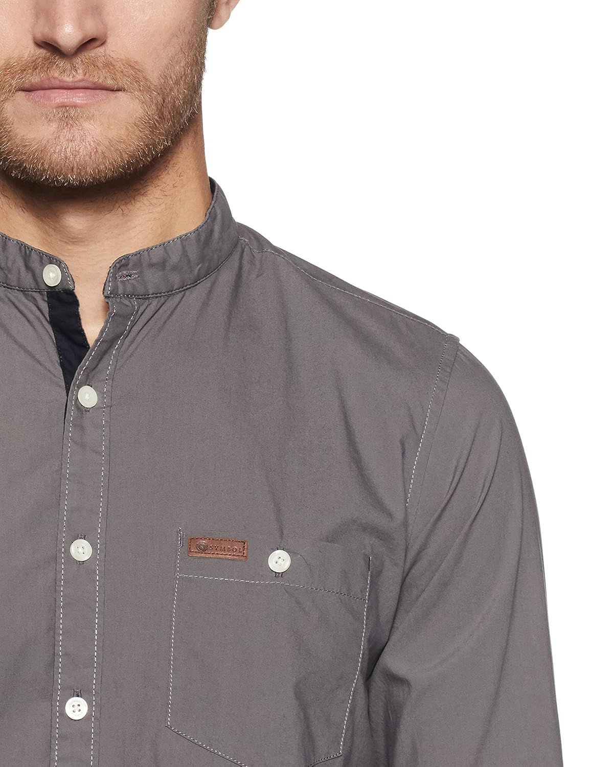 symbol amazon brand men's casual regular fit shirt