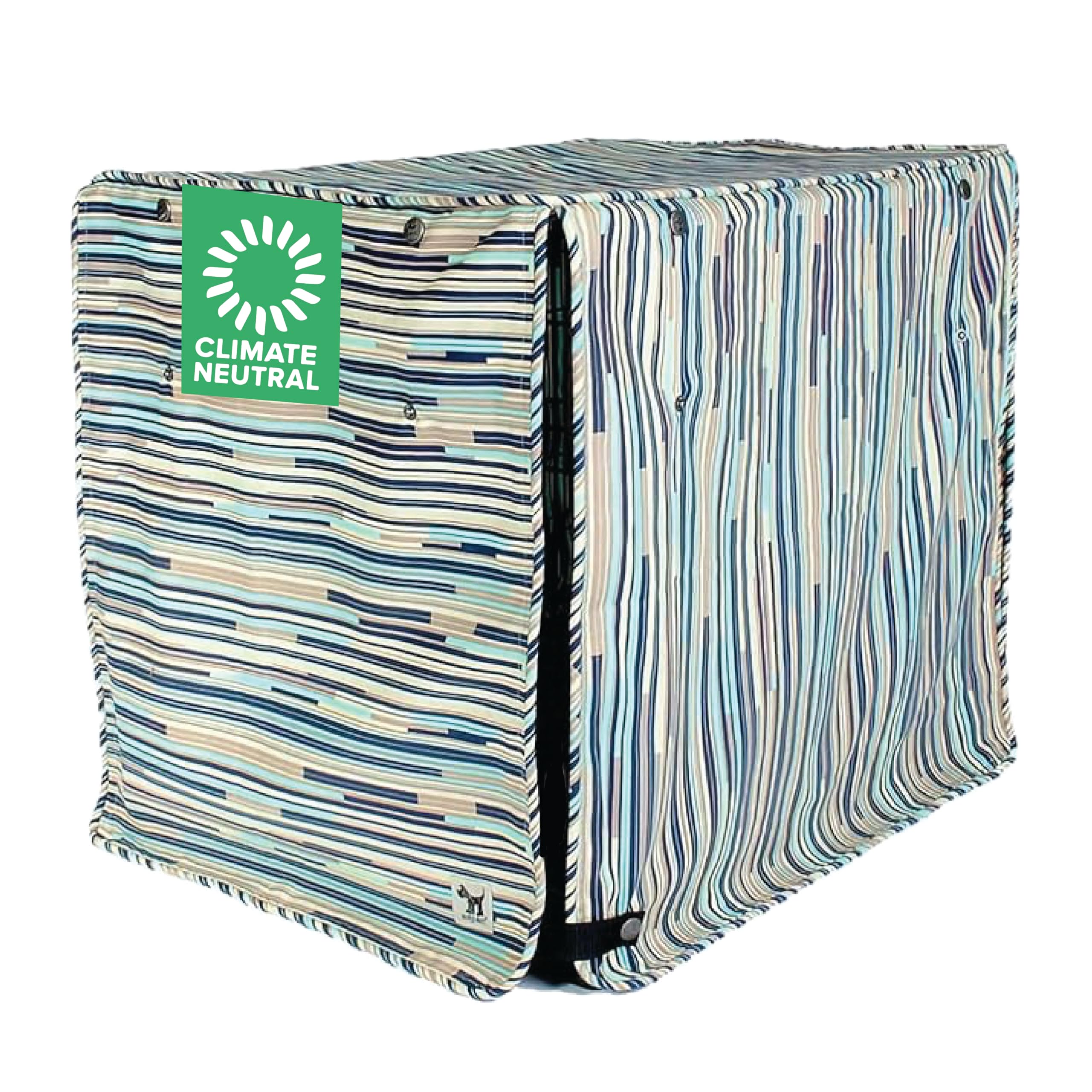 Molly Mutt I Don't Like Mondays 30-inch Dog Crate Cover Medium Kennel Cover Measures 30” x 21” x 24”, Two Panel Doors Roll Up, Made from Machine-Washable 100% Cotton Durable, Breathable & Pre-shrunk