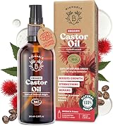 BIONOBLE Organic Castor Oil Cold Pressed 100ml Hexane Free Glass Bottle