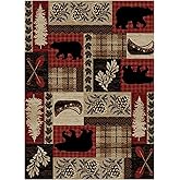 Mayberry Rug HS5420 5'3"x7'3" Fall Ridge Red Area Rug
