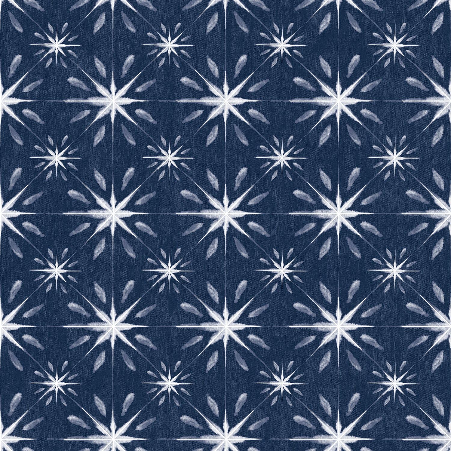 Galerie G56295 Nordic Elements Star Design Wallpaper, Navy, 10m x 53cm