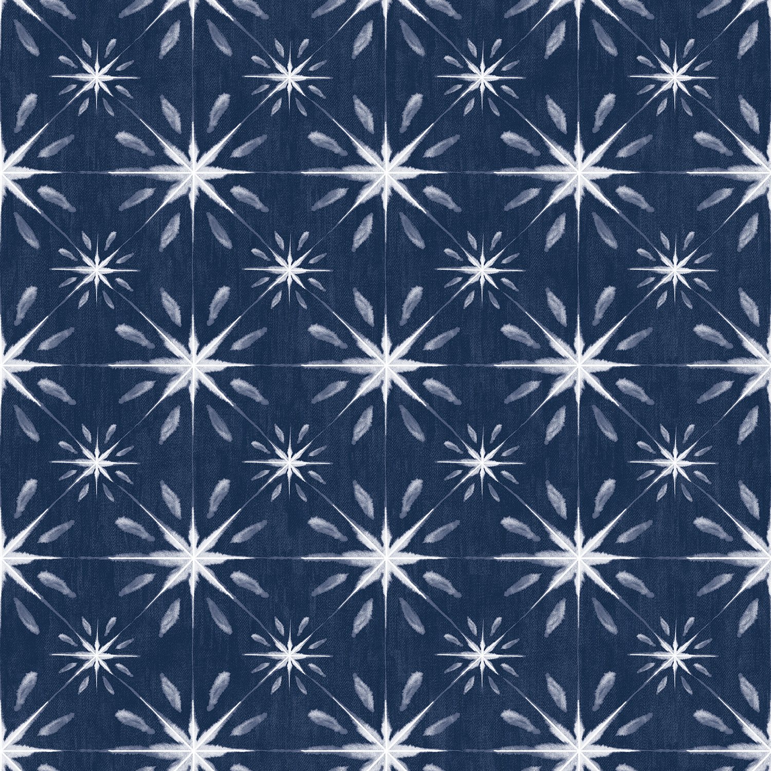 Galerie G56295 Nordic Elements Star Design Wallpaper, Navy, 10m x 53cm