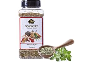 ÇEREZ PAZARI Cerez Pazari Dried Thyme Whole Leaves, Premium Grade Natural Thyme, Freshly Packed Seasonings, Non-GMO, Gluten-Free, No Preservatives, 6.35 oz.
