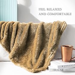 Exclusivo Mezcla Plush Fuzzy Fleece Throw Blanket