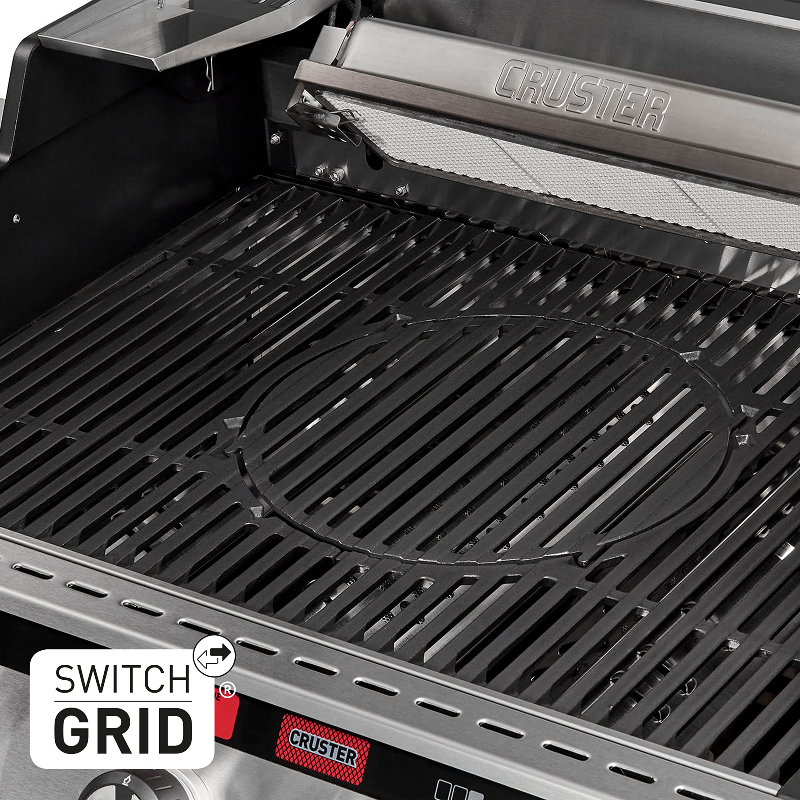 Enders Gasgrill UNIQ PRO 3 IK KITCHEN CRUSTER, 3-Edelstahlbrenner + Seitenkocher, HEAT RANGE-Brenner, SWITCH GRID, 800 °C TURBO ZONE, SIMPLE CLEAN,doppelwandige Garhaube, Cruster® #8608 7
