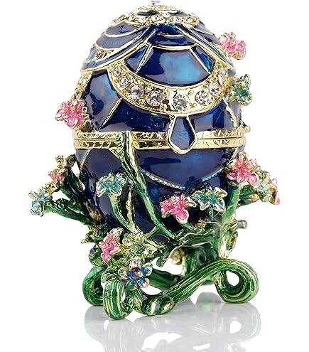 Elldoo Caja De Baratijas Estilo Huevo De Fabergé, Joyero Esm | Envío Gratis