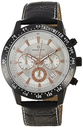 Black Dial Analogue Watch for Men