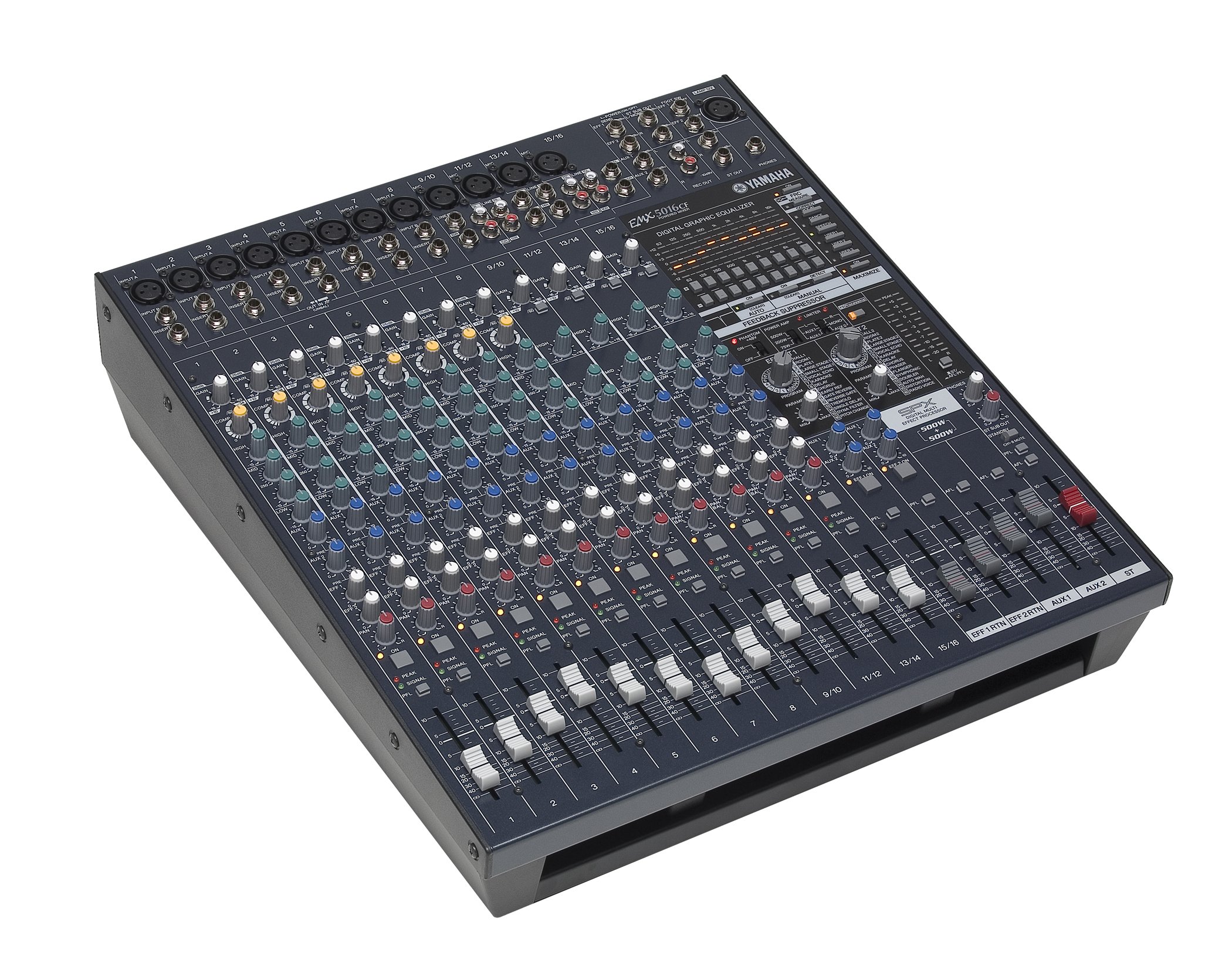 Yamaha EMX5016CF 16Input Powered Mixer Buy Online in UAE. Musical