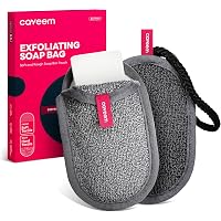 Pochette Exfoliante Pour Savon En Pain - Porte-savon Avec Luffa - Douche, Voyage, Salle De Sport