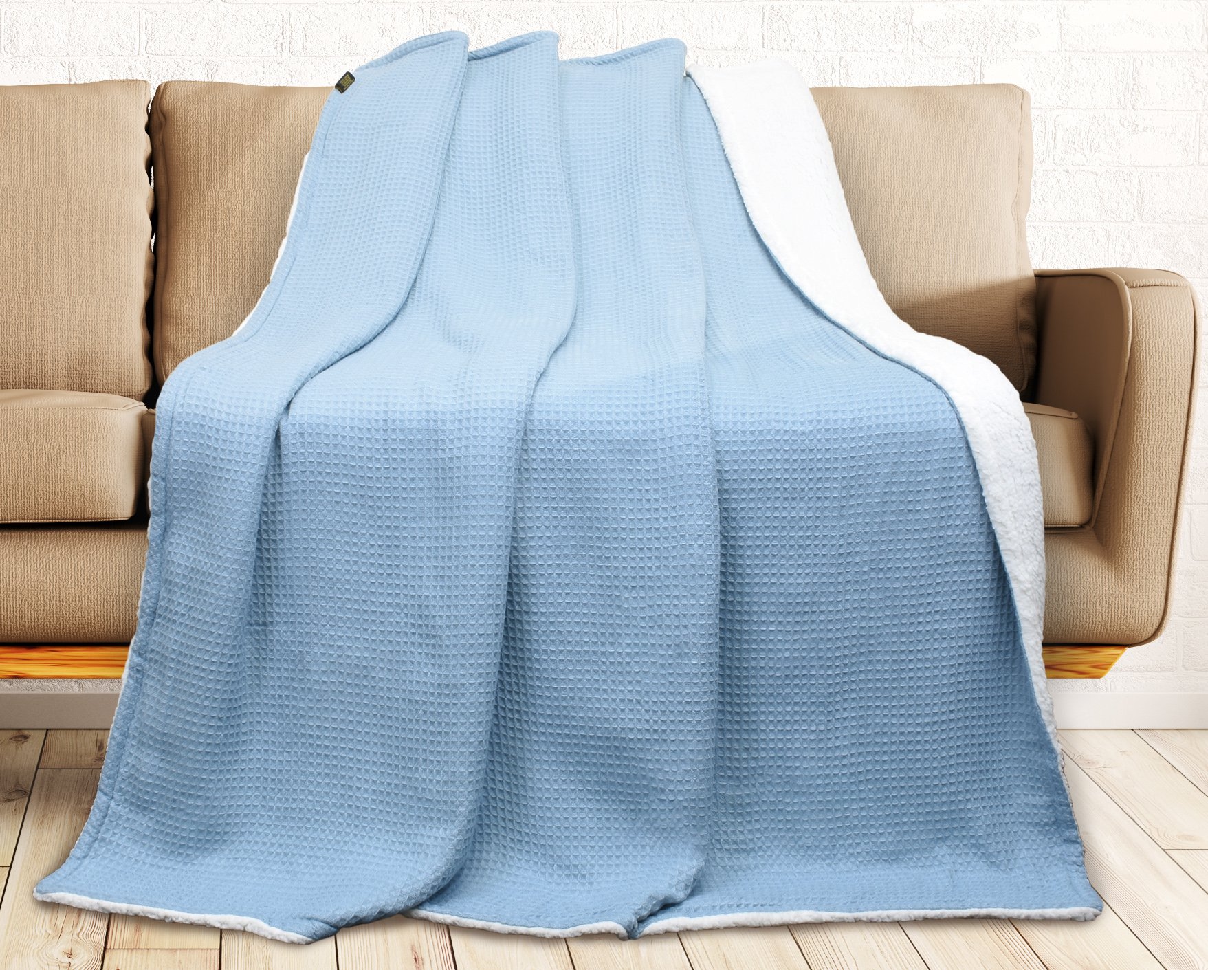 Luxury Sherpa Knit Throw Blanket 50\