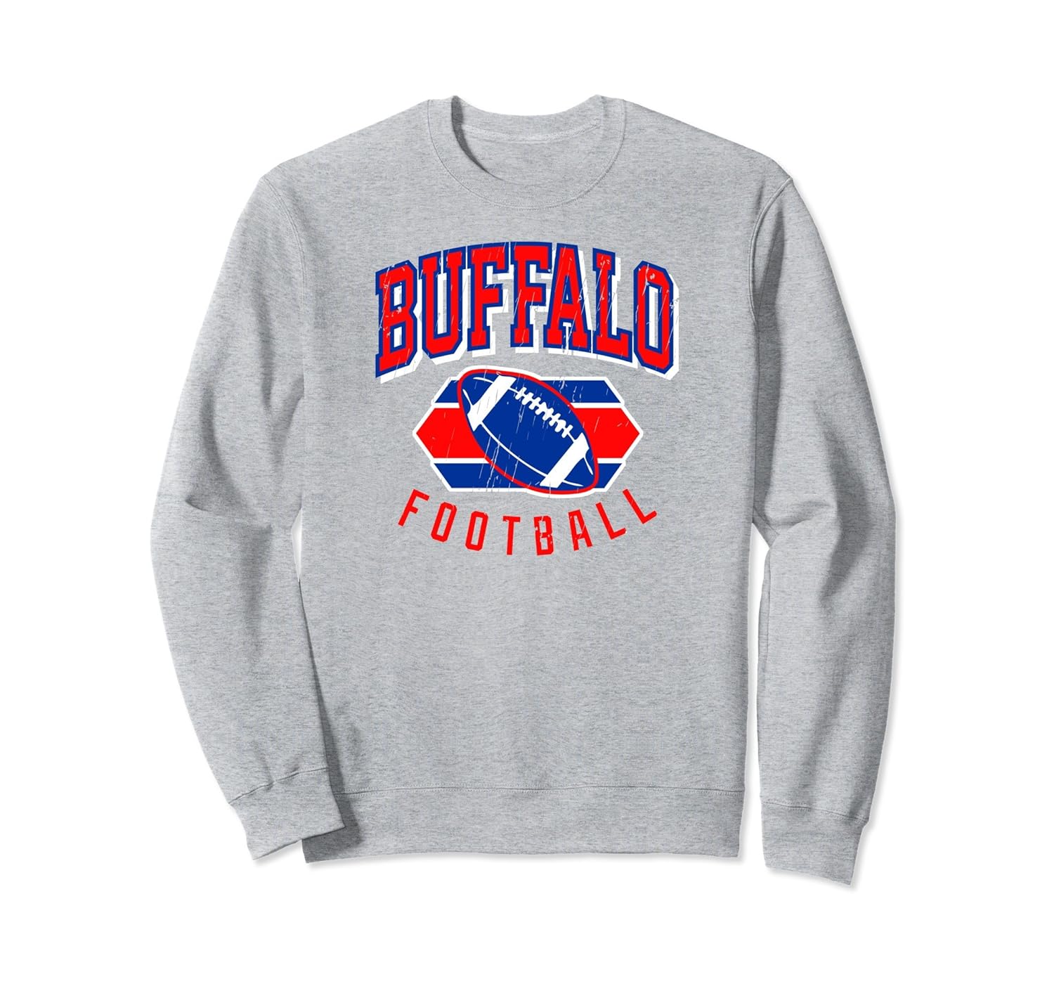 Vintage Buffalo football Sweat Shirt-Rose