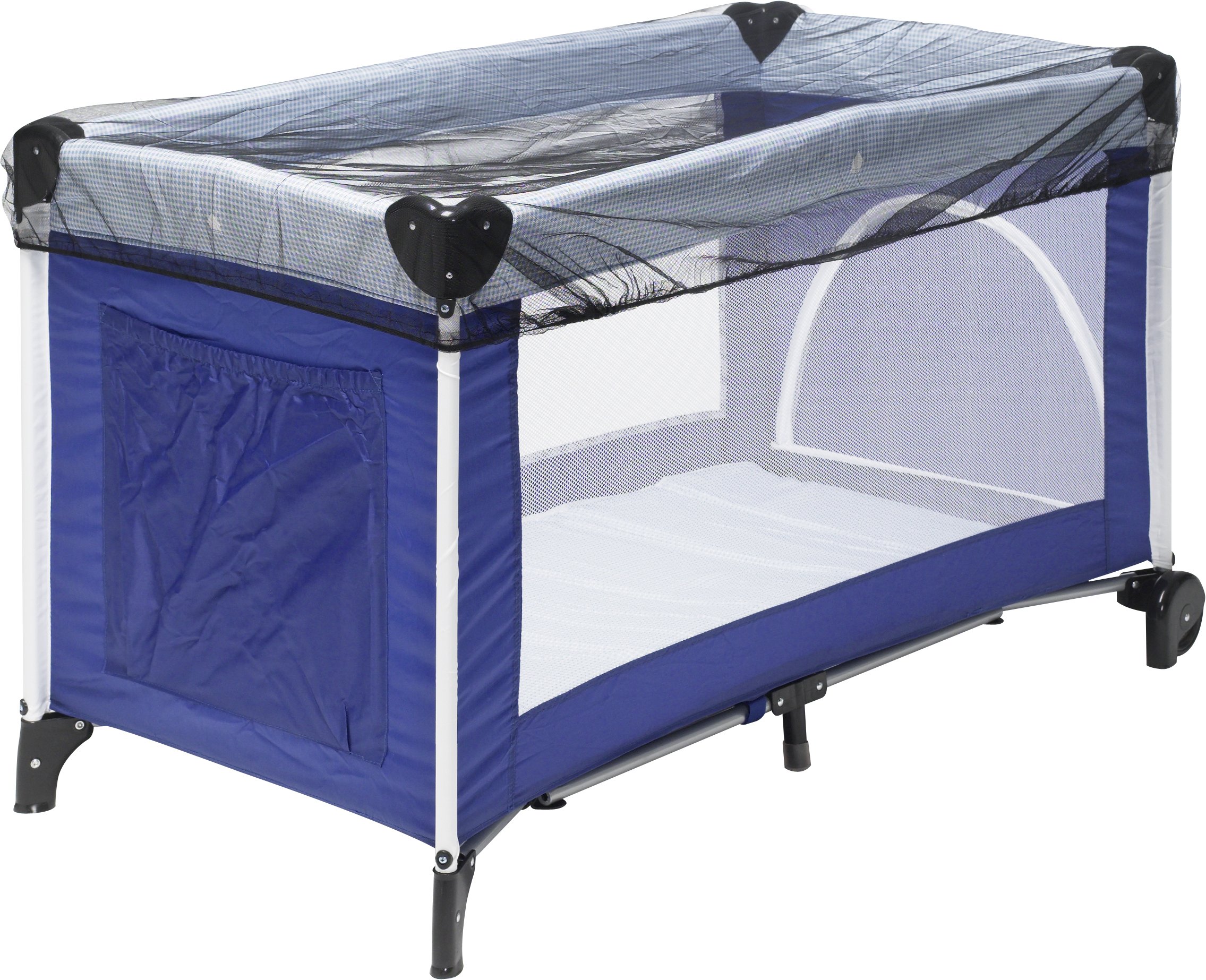 Playshoes 601001-20 Universal Mosquito Net for Pushchairs / Cots / Travel Cots Black