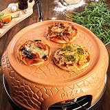 Giles & Posner EK4025G Pizza Maker 800W Terracotta Dome 4 Mini Pizzas view 5
