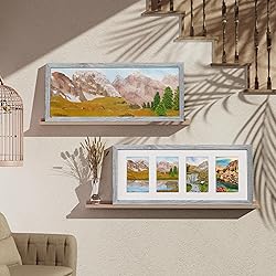 Vittanly 8x20 Collage Picture Frame, Displays 4Pcs
