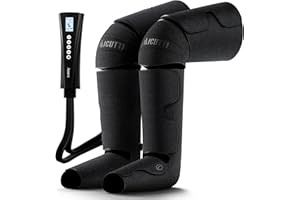 AICUTTI Air Compression Foot and Leg Massager with Heat - Ideal Christmas, Mother's Day, Father's Day, Valentine's Day Gifts for Women, Men, Dad, Mom - Relief Swelling, Edema, Cramps, Varicose Veins