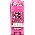 Soft & Dri Aluminum Free Solid Deodorant, Sparkling Citrus, 2.3 Ounce