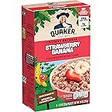 Quaker Kids Instant Oatmeal, Strawberry Banana, 6