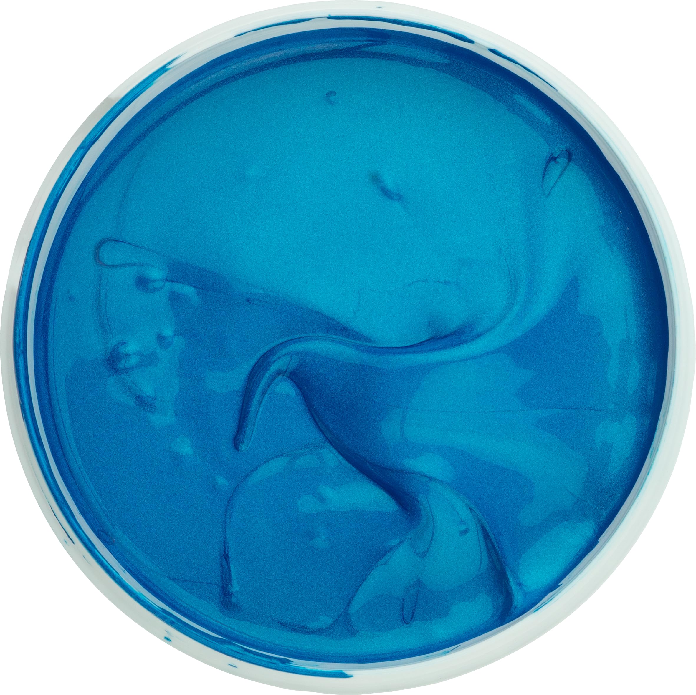 Perfectly Opaque Pearlescent Metallic Screen Printing Fabric Ink (Persian Blue, 300g)