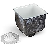 Zurn FD2378-NH2 A.R.C. Floor Sink 6" Sump Depth, 2" No-Hub Connection, 8" x 8"