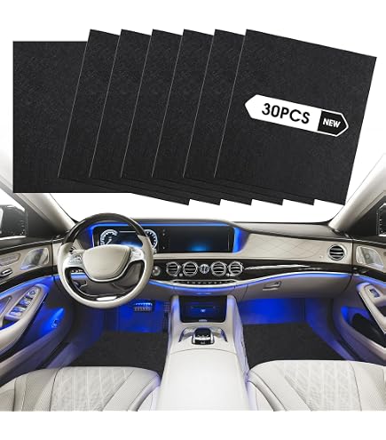 RUENXG 20-Pack Disposable Car Floor Mats - 19.6x15.7 Inch Leak-Proof Non-Woven Felt, Universal Fit - View #5