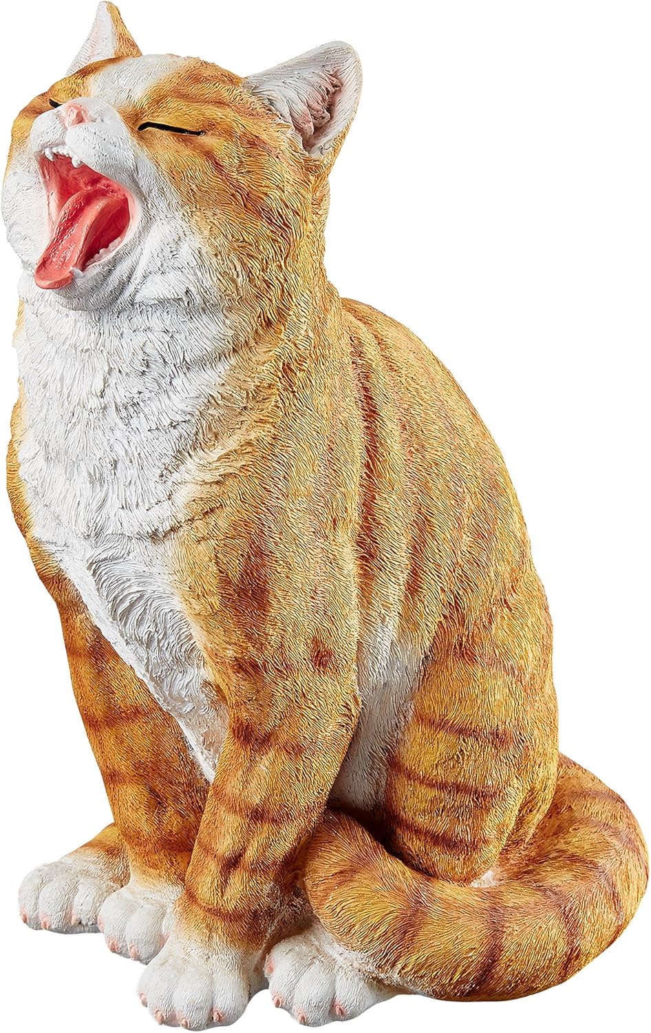 Design Toscano Lazy Daze Kitty Yawning Cat Garden Décor Statue, 30.5 cm